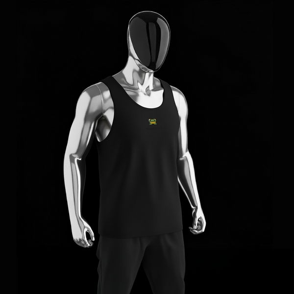 Men's Premium Tank Top - BLACK - FrogFolio