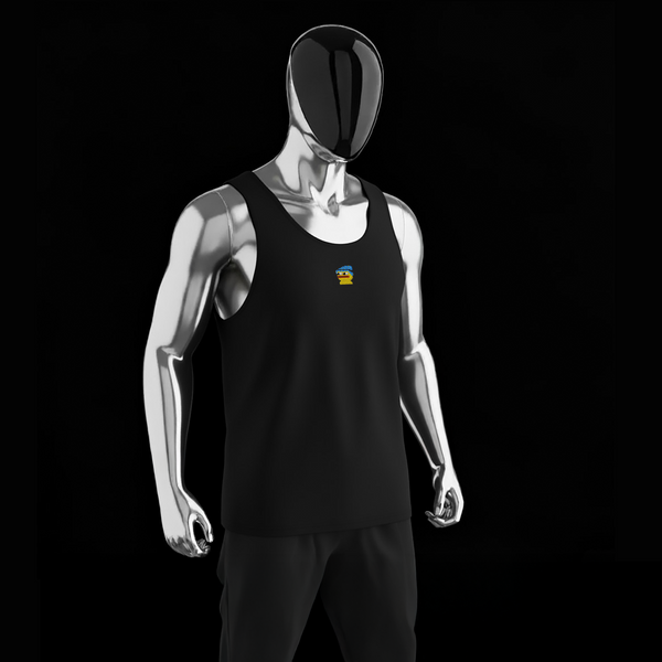 Men's Premium Tank Top - BLACK - Pepewizard