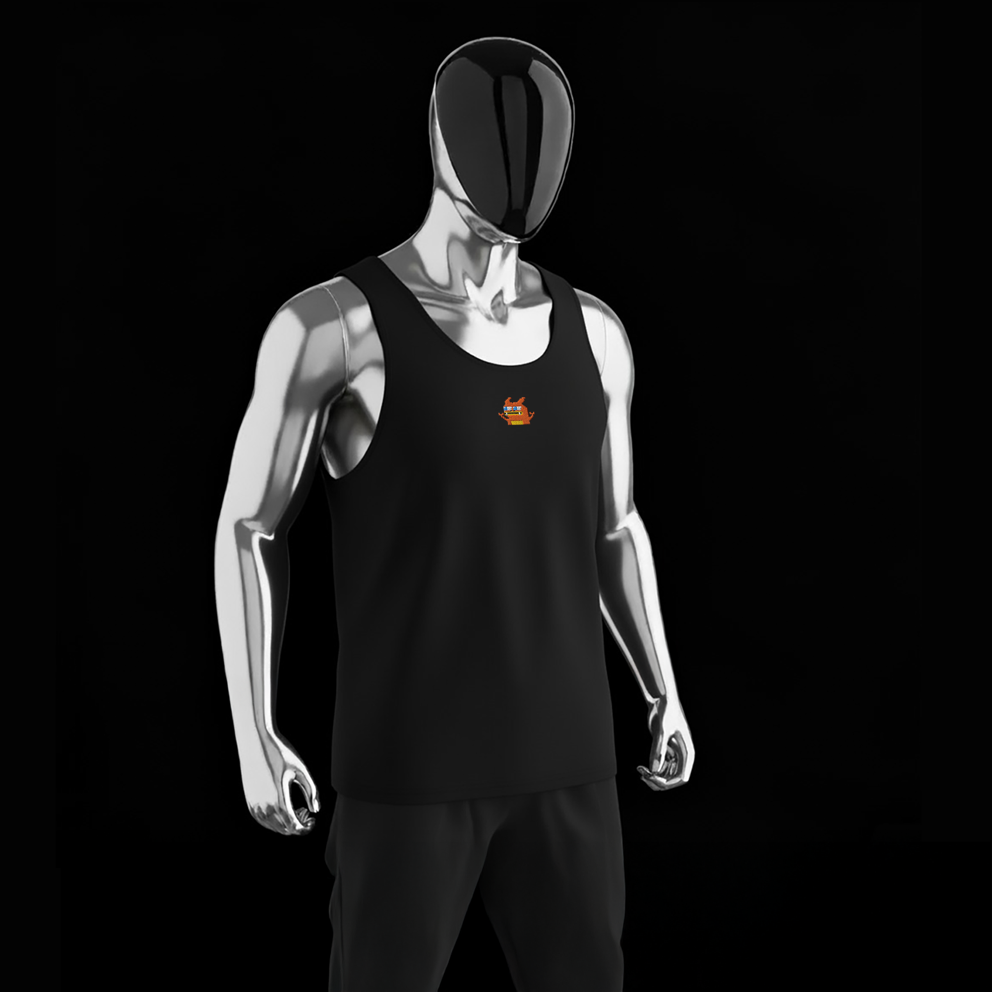 Men's Premium Tank Top - BLACK - Pepezard