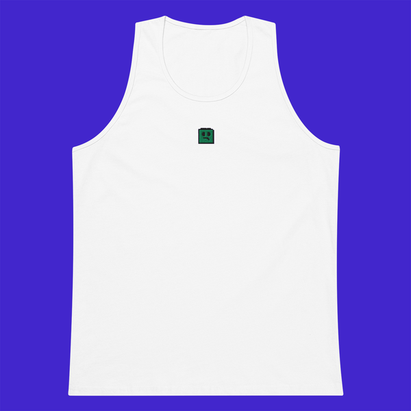 Men's Premium Tank Top - WHITE - FOMO