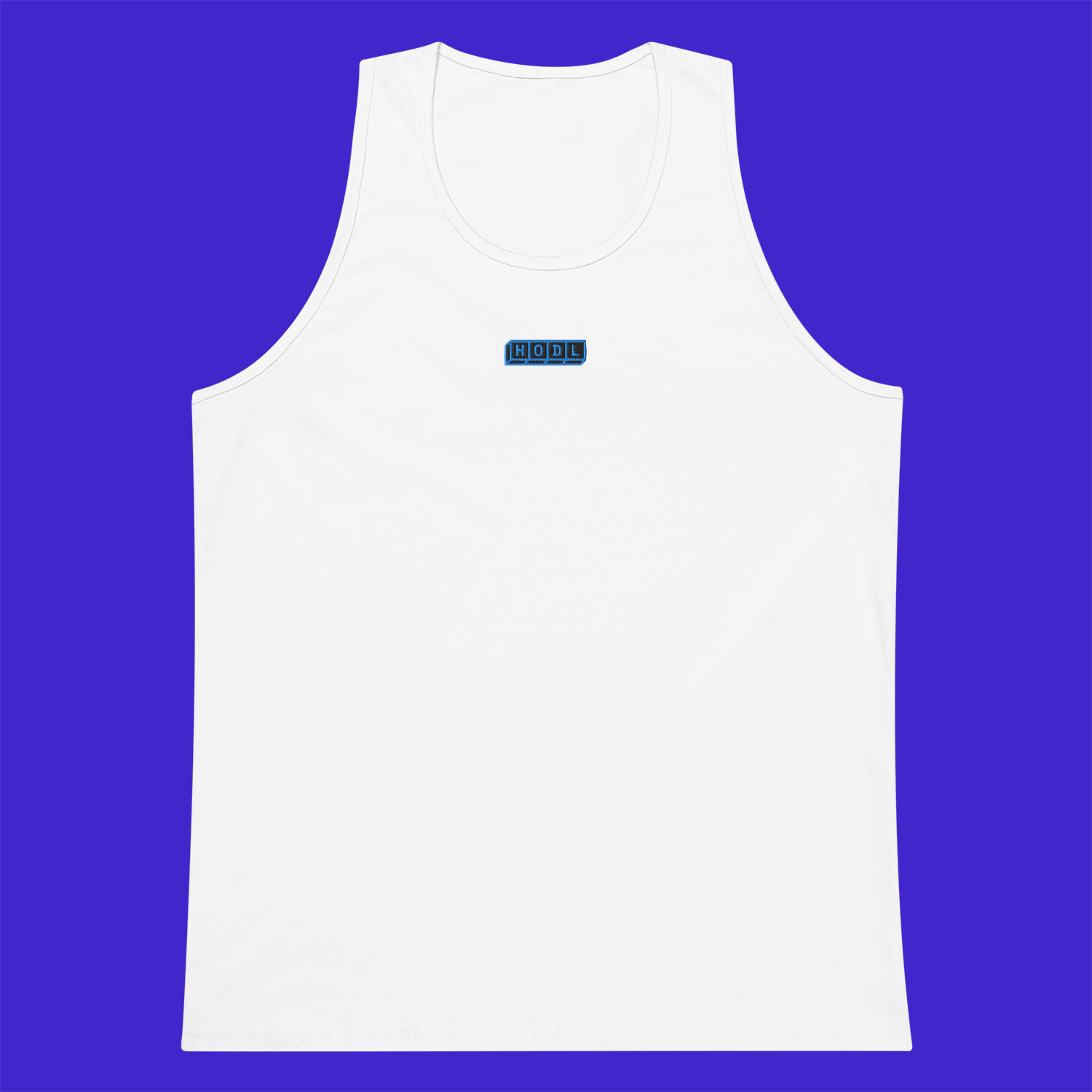 Men's Premium Tank Top - WHITE - HODL