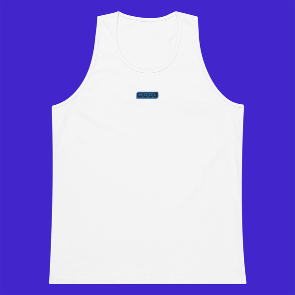 Men's Premium Tank Top - WHITE - HODL