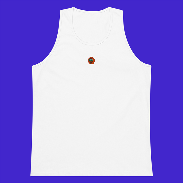 Men's Premium Tank Top - WHITE - Kylepepe