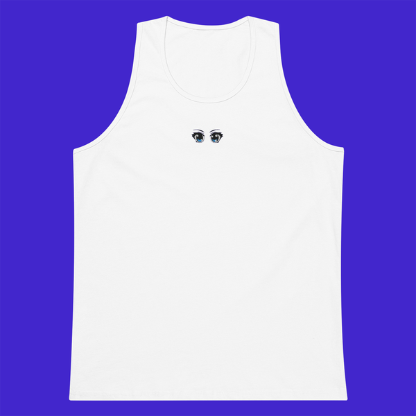 Men's Premium Tank Top - WHITE - Manga