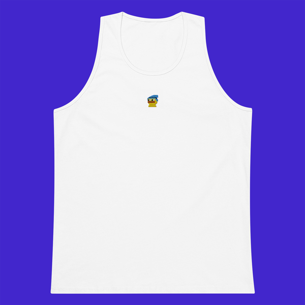 Men's Premium Tank Top - WHITE - Pepewizard