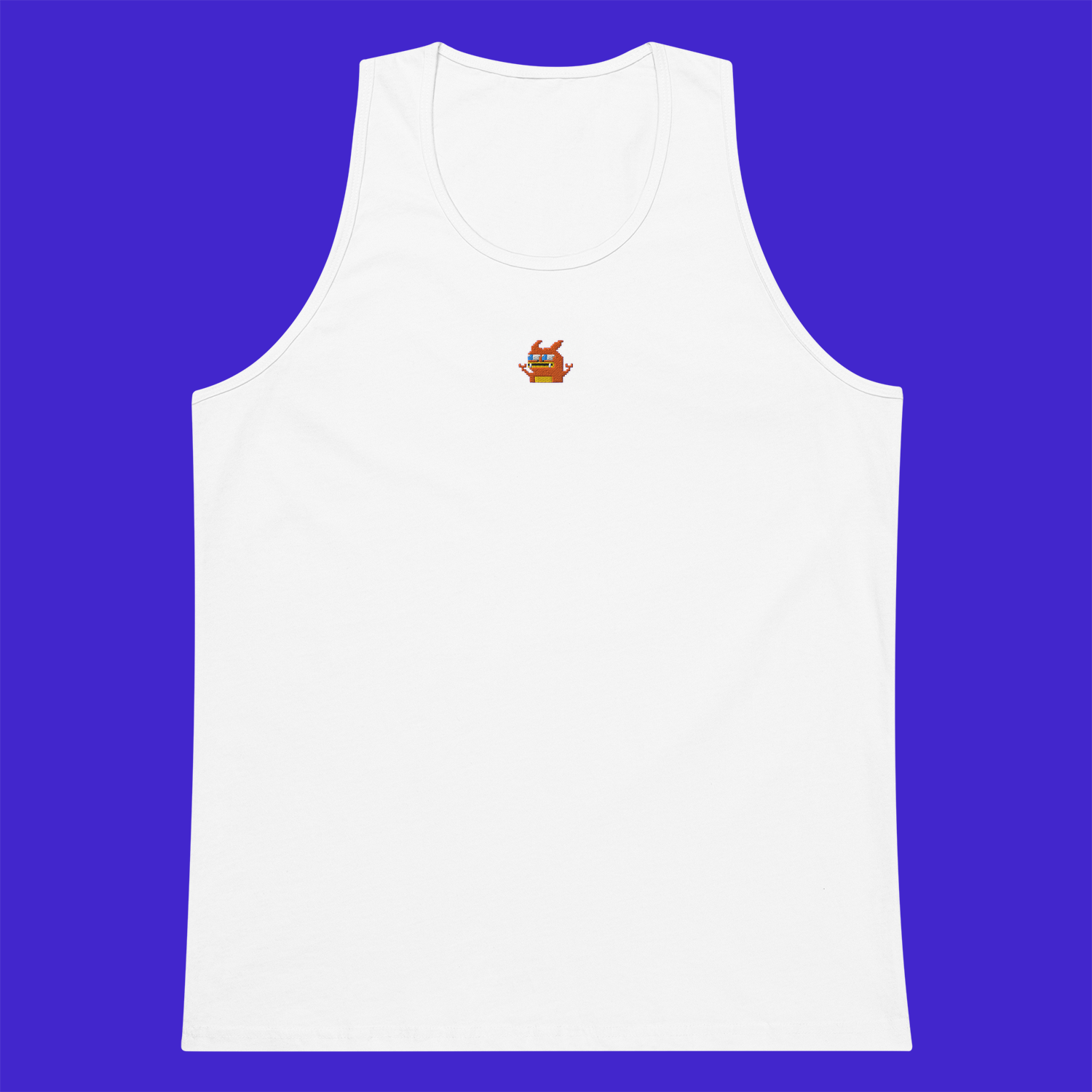 Men's Premium Tank Top - WHITE - Pepezard