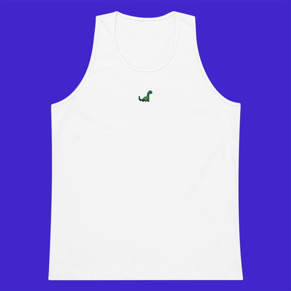 Men's Premium Tank Top - WHITE - RexRally