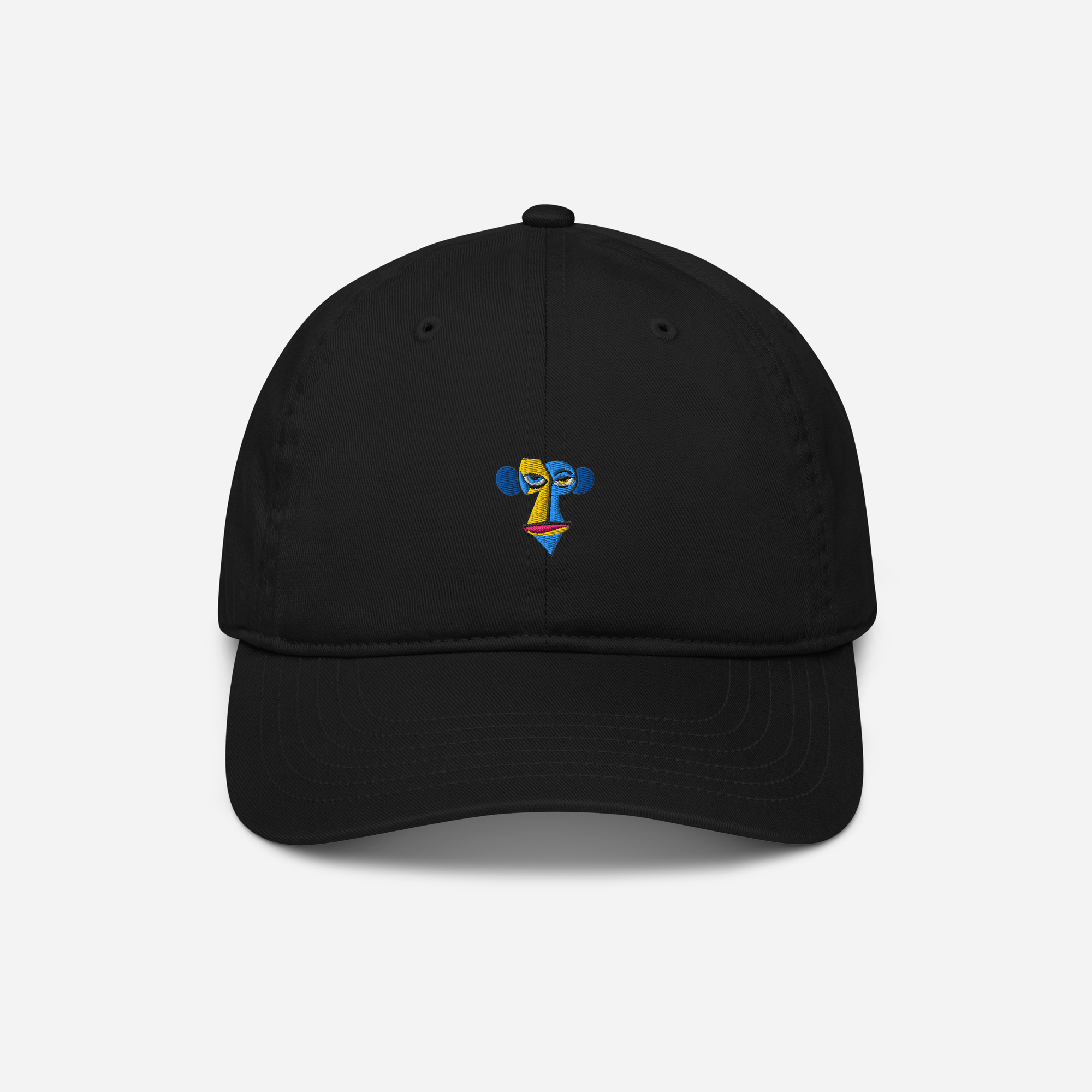 Organic Baseball Cap - Black - Apeing