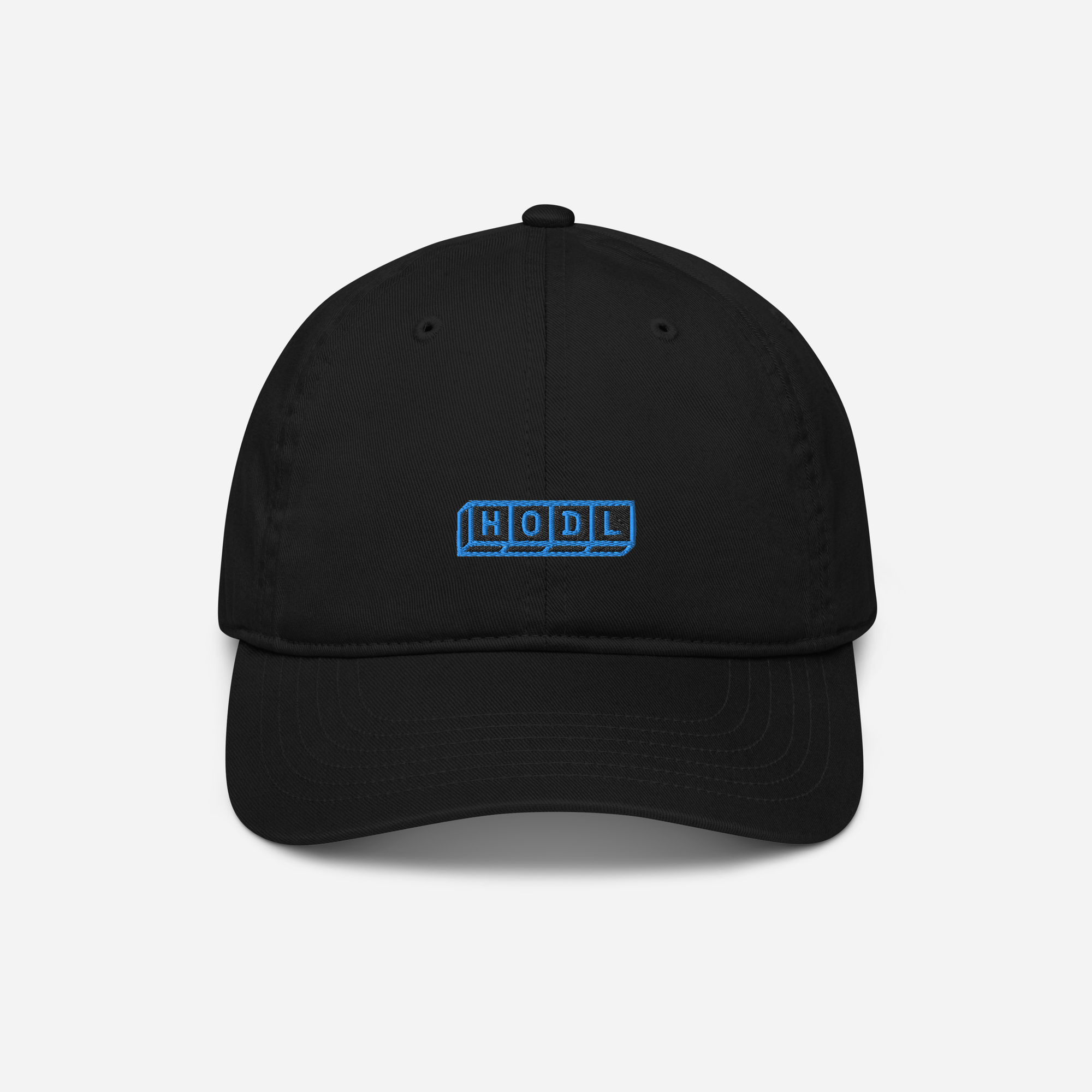 Organic Baseball Cap - Black - HODL