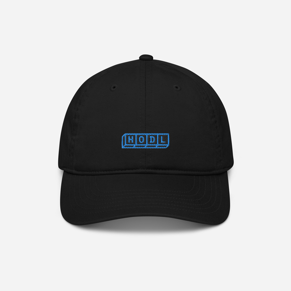 Organic Baseball Cap - Black - HODL
