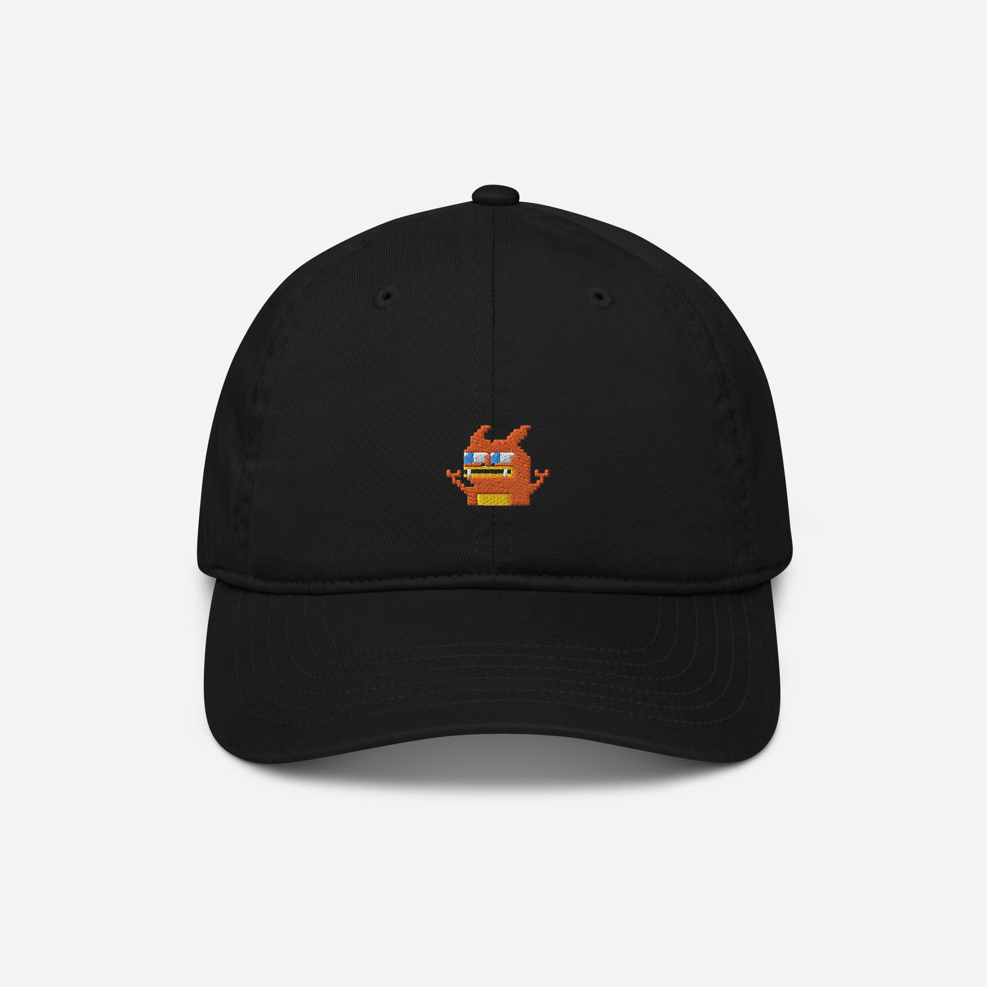 Organic Baseball Cap - Black - Pepezard