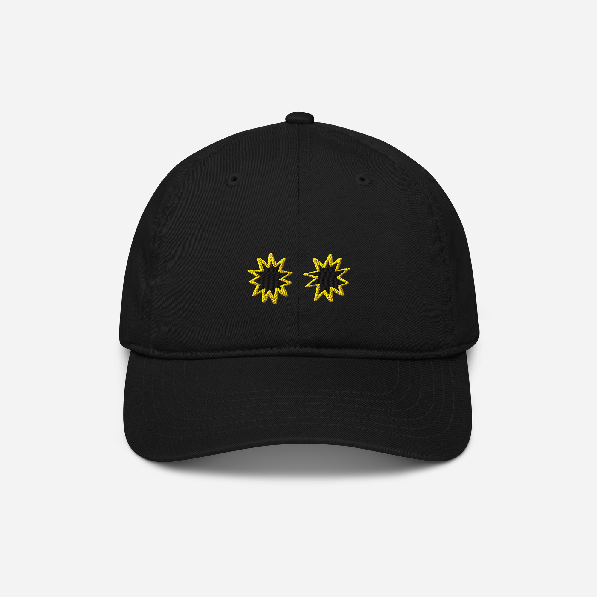 Organic Baseball Cap - Black - StarsEyes