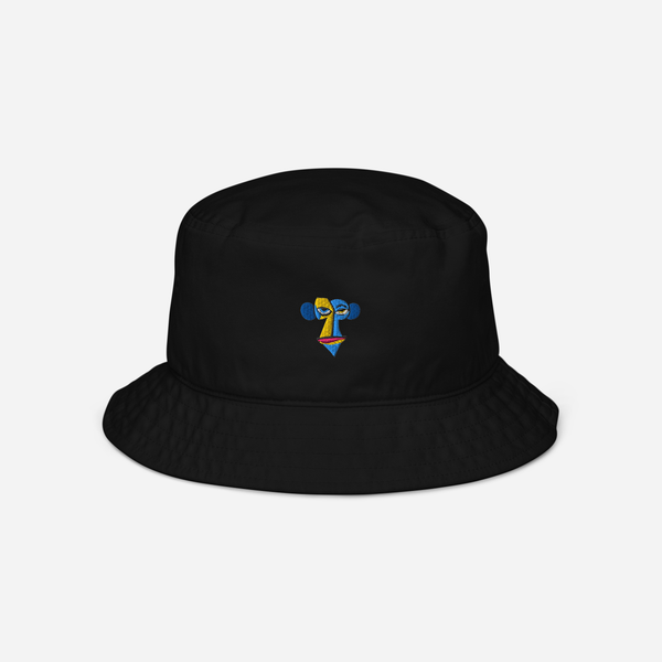 Organic Bucket Hat - Black - Apeing