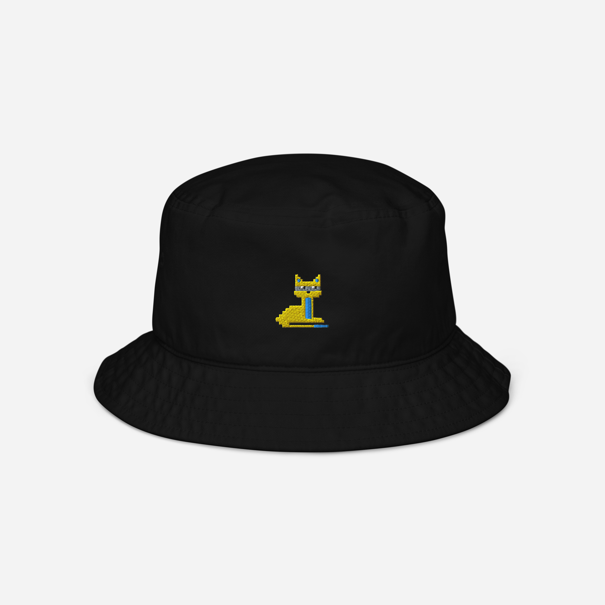 Organic Bucket Hat - Black - NodeCat