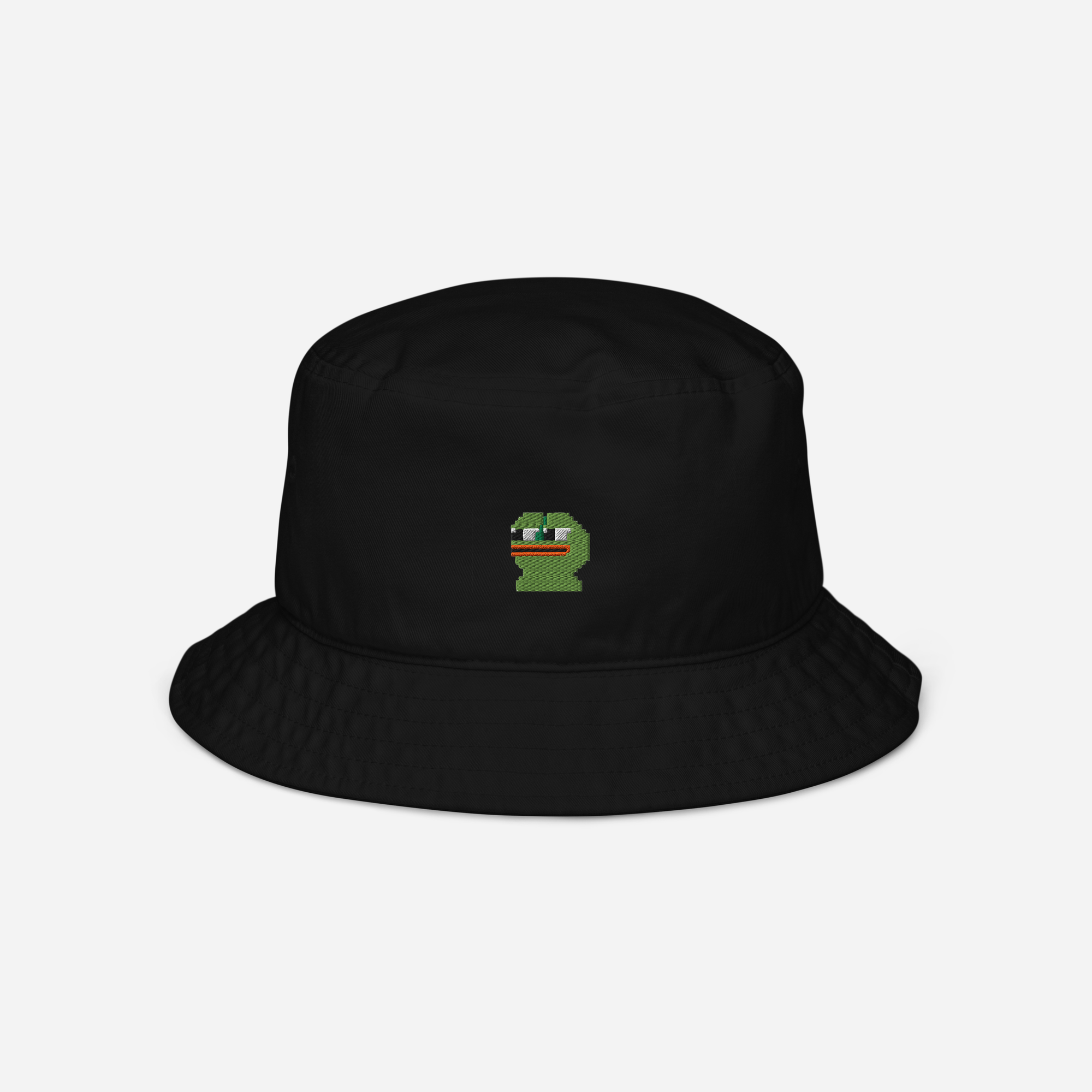 Organic Bucket Hat - Black - Pepe