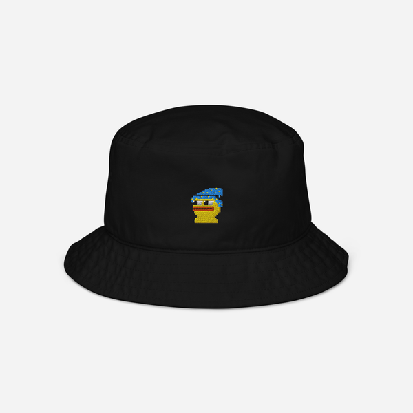 Organic Bucket Hat - Black - Pepewizard