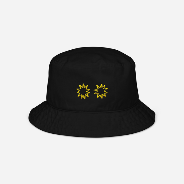 Organic Bucket Hat - Black - StarsEyes