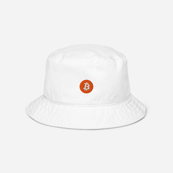 Organic Bucket Hat - WHITE - BTC