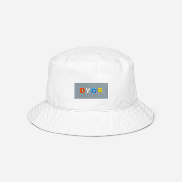 Organic Bucket Hat - WHITE - DYOR
