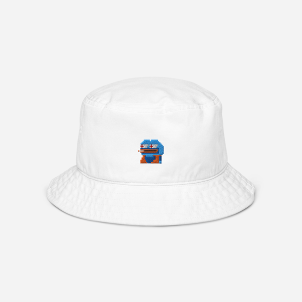 Organic Bucket Hat - WHITE - Gokupepe