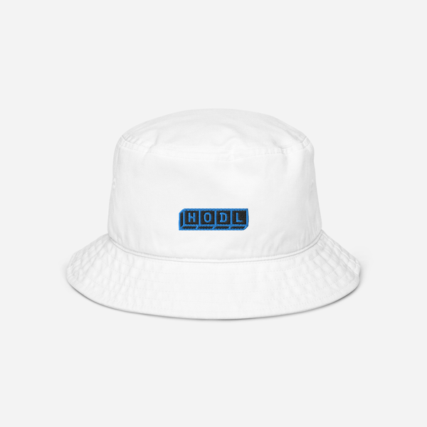 Organic Bucket Hat - WHITE - HODL