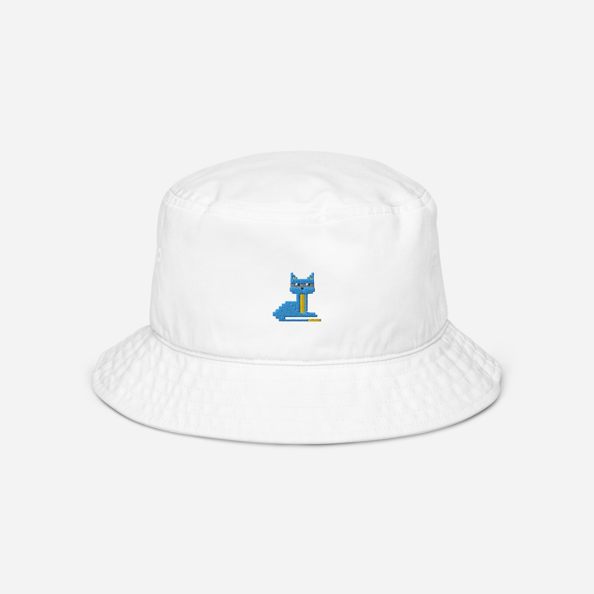 Organic Bucket Hat - WHITE - NodeCat