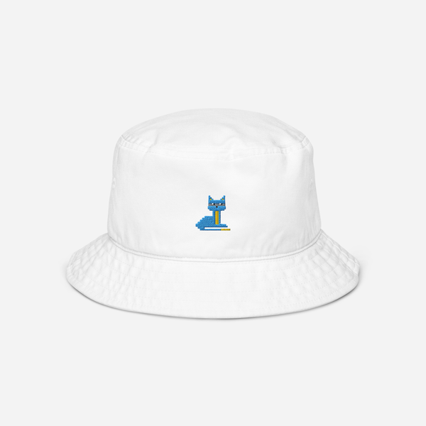 Organic Bucket Hat - WHITE - NodeCat