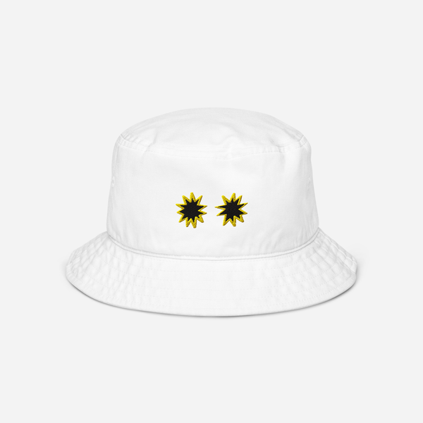 Organic Bucket Hat - WHITE - StarsEyes