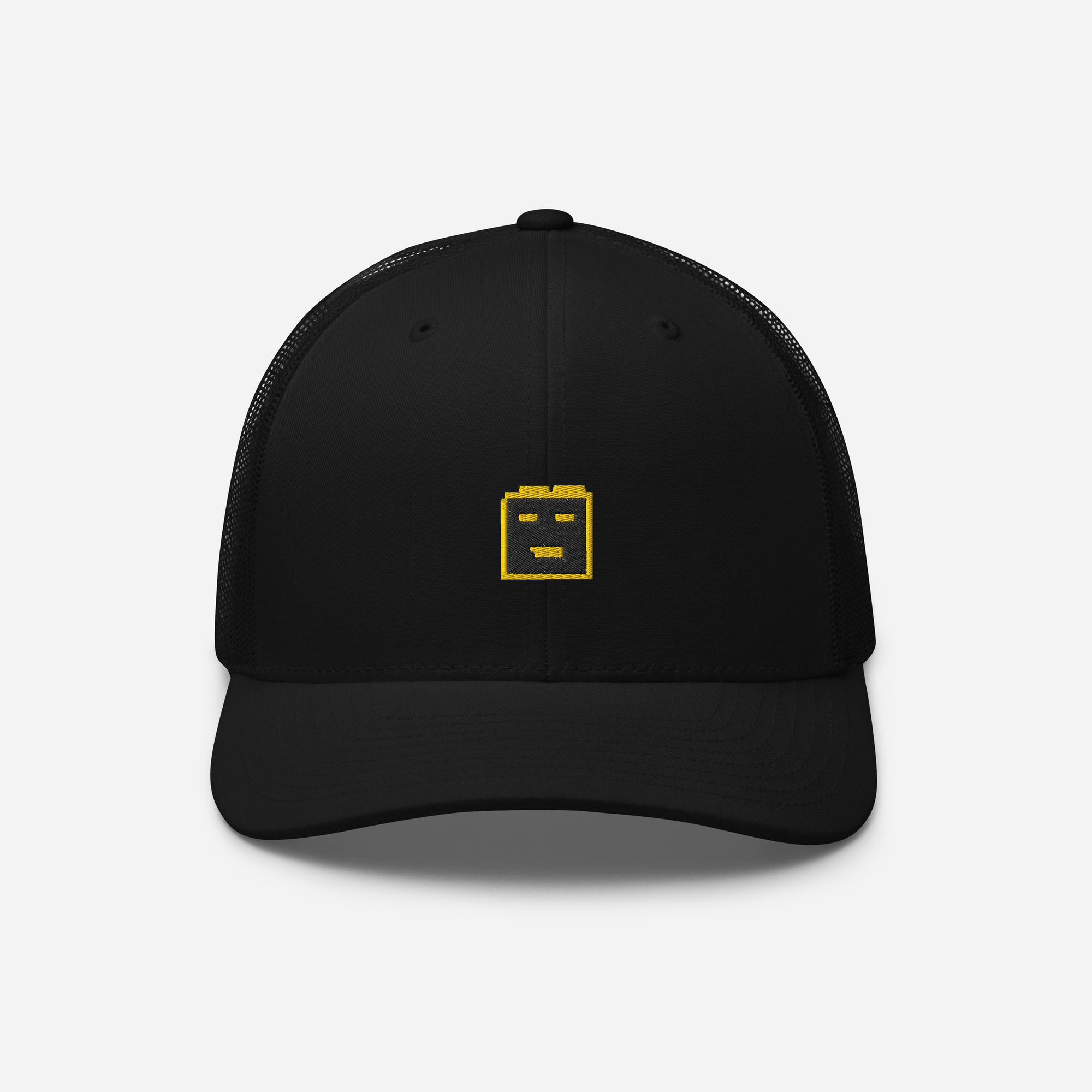 Retro Trucker Hat - Black - BullChill