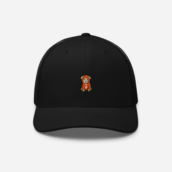 Retro Trucker Hat - Black - $DOG