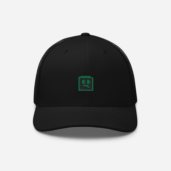 Retro Trucker Hat - Black - FOMO
