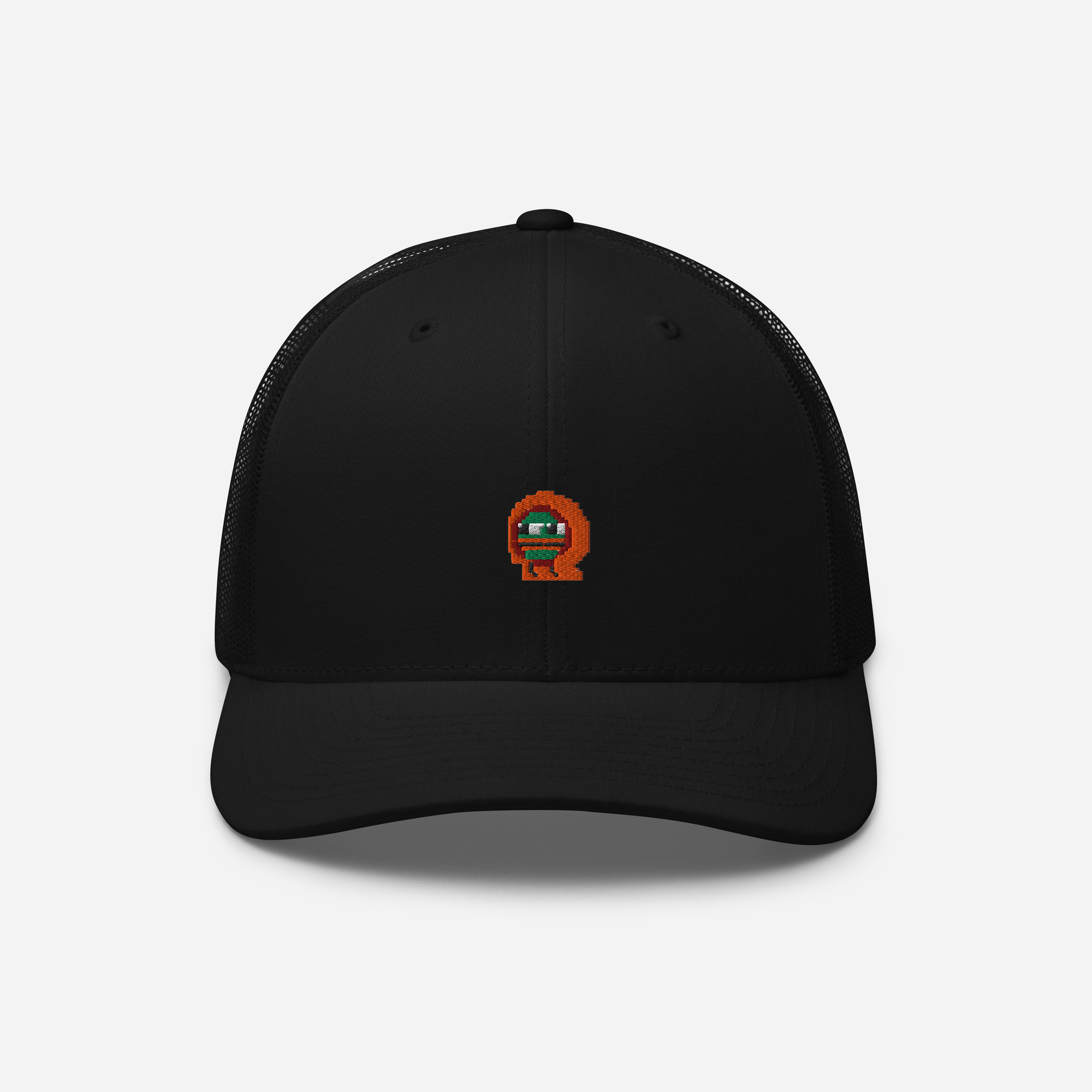 Retro Trucker Hat - Black - Kylepepe