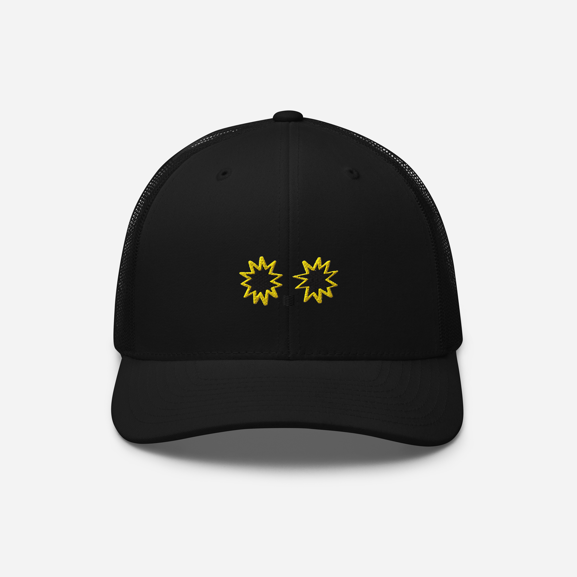 Retro Trucker Hat - Black - StarsEyes