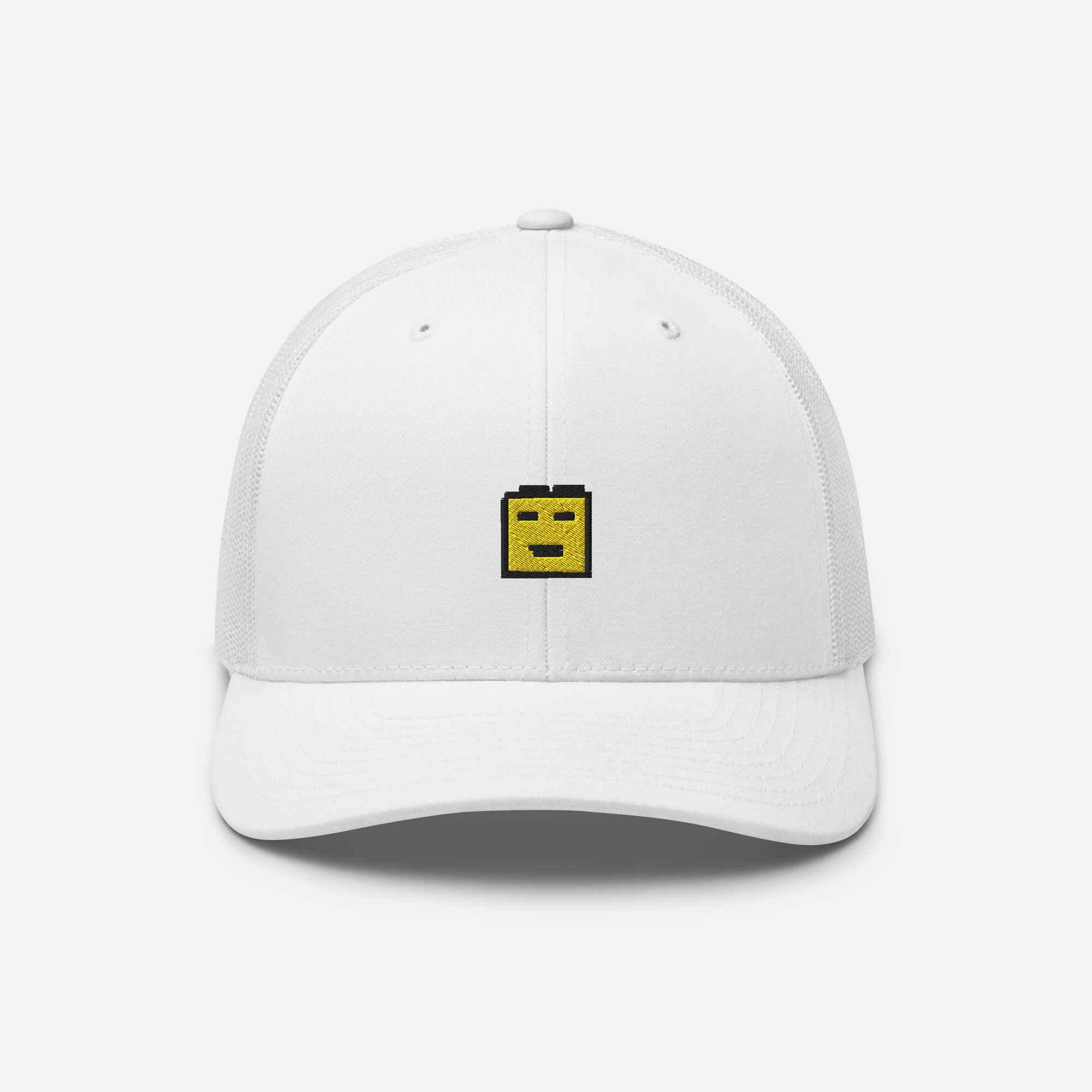 Retro Trucker Hat - White - BullChill
