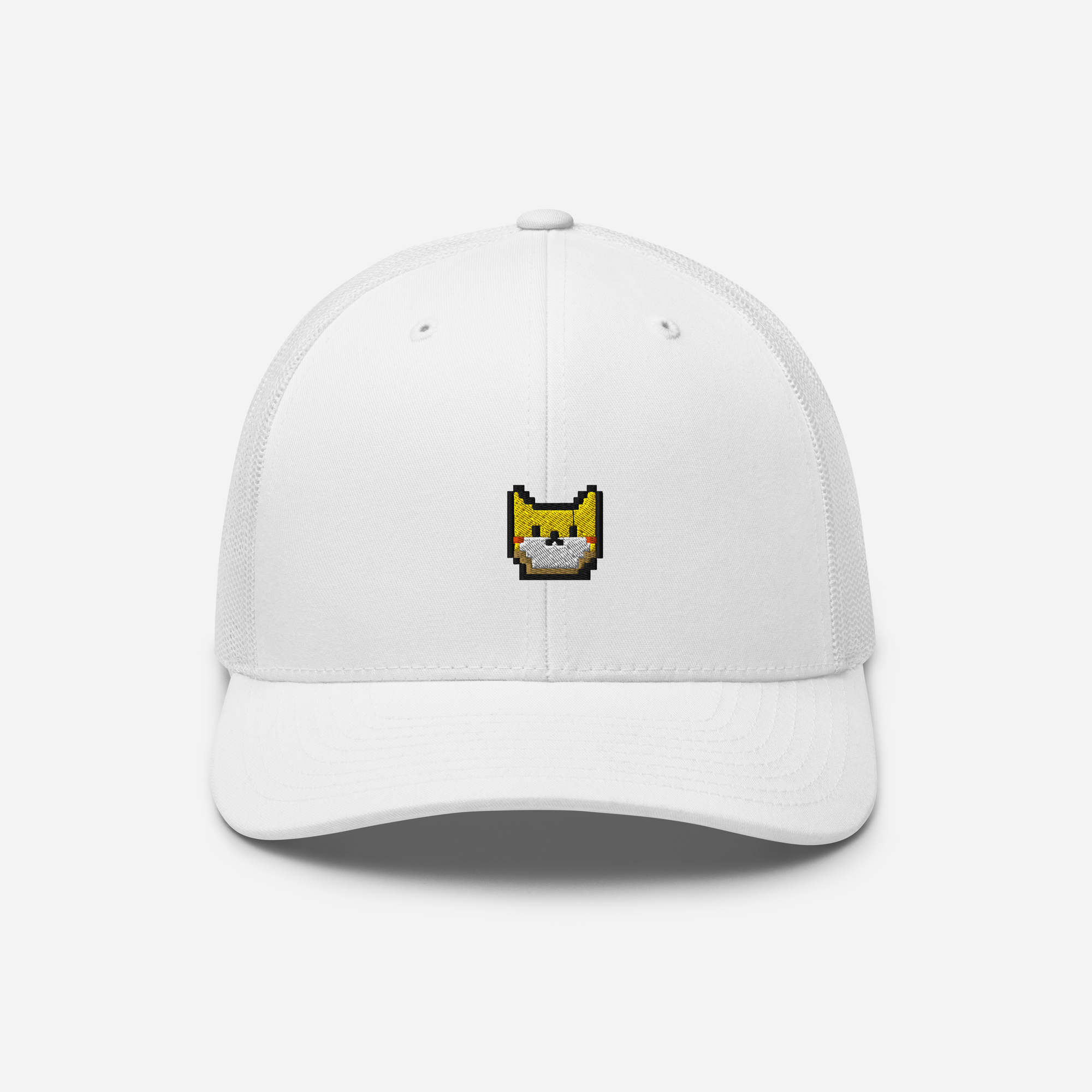 Retro Trucker Hat - White - Catoshi