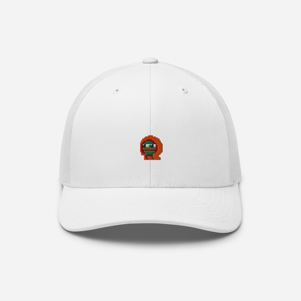 Retro Trucker Hat - White - Kylepepe