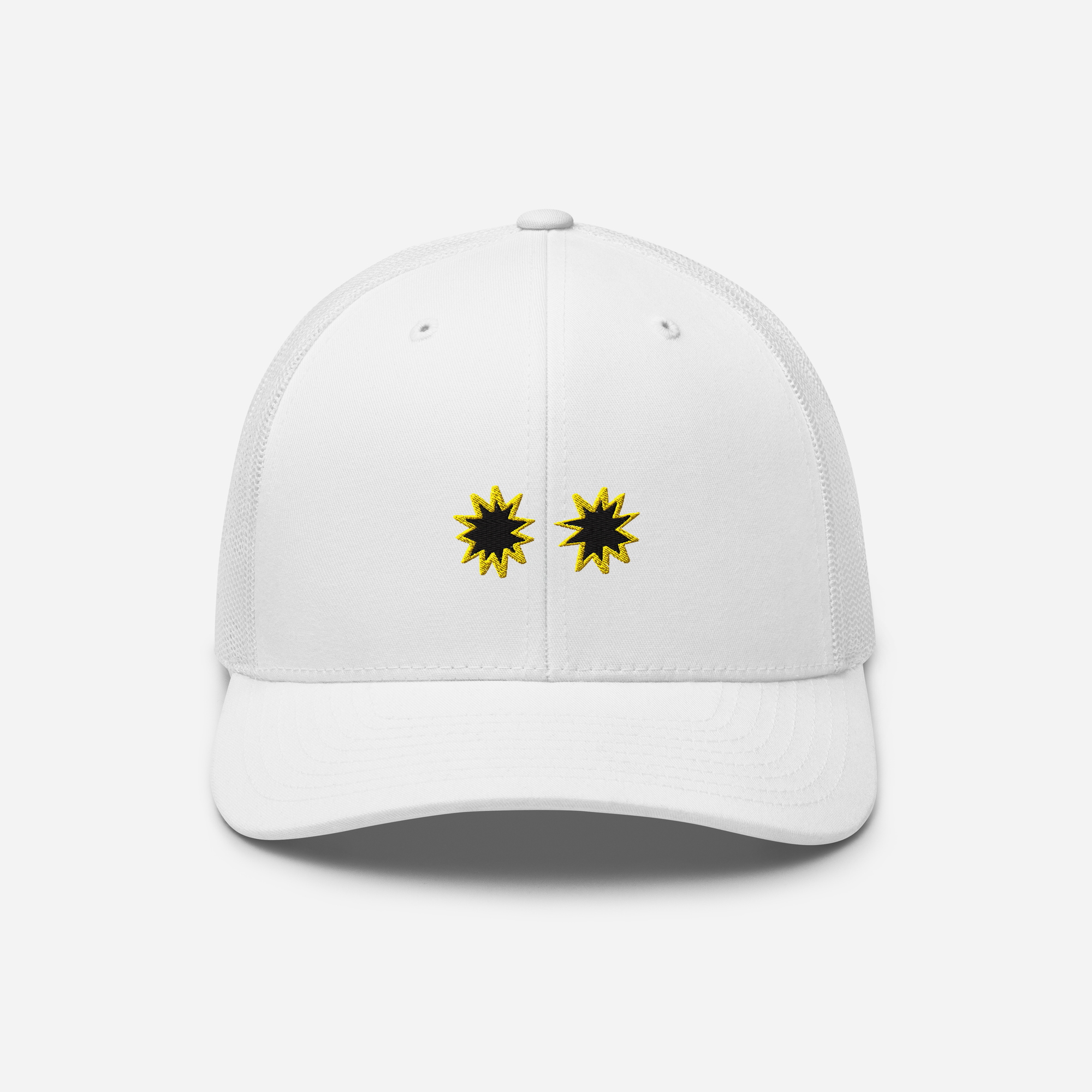 Retro Trucker Hat - White - StarsEyes