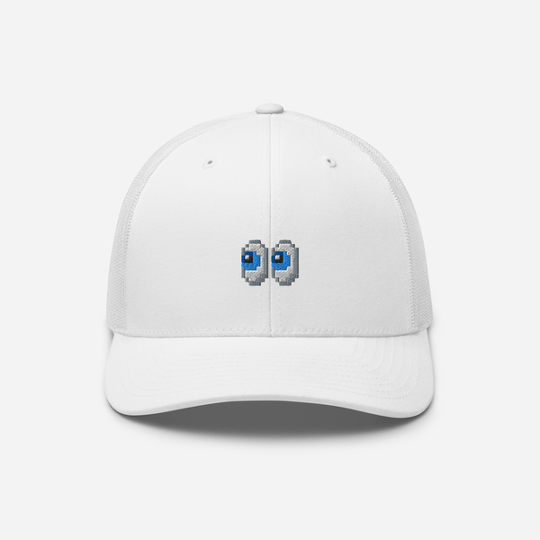 Retro Trucker Hat - White - WTF