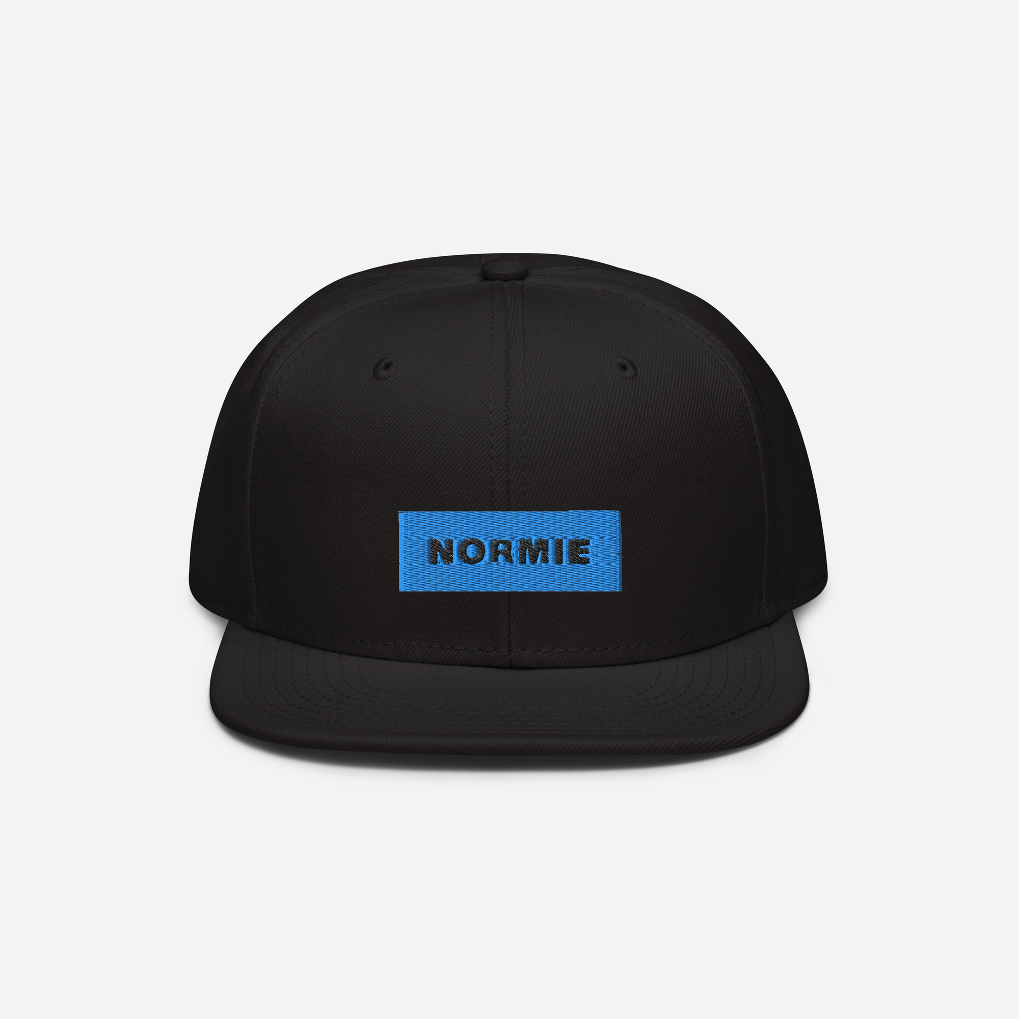 Snapback - Black - NORMIE (blue)