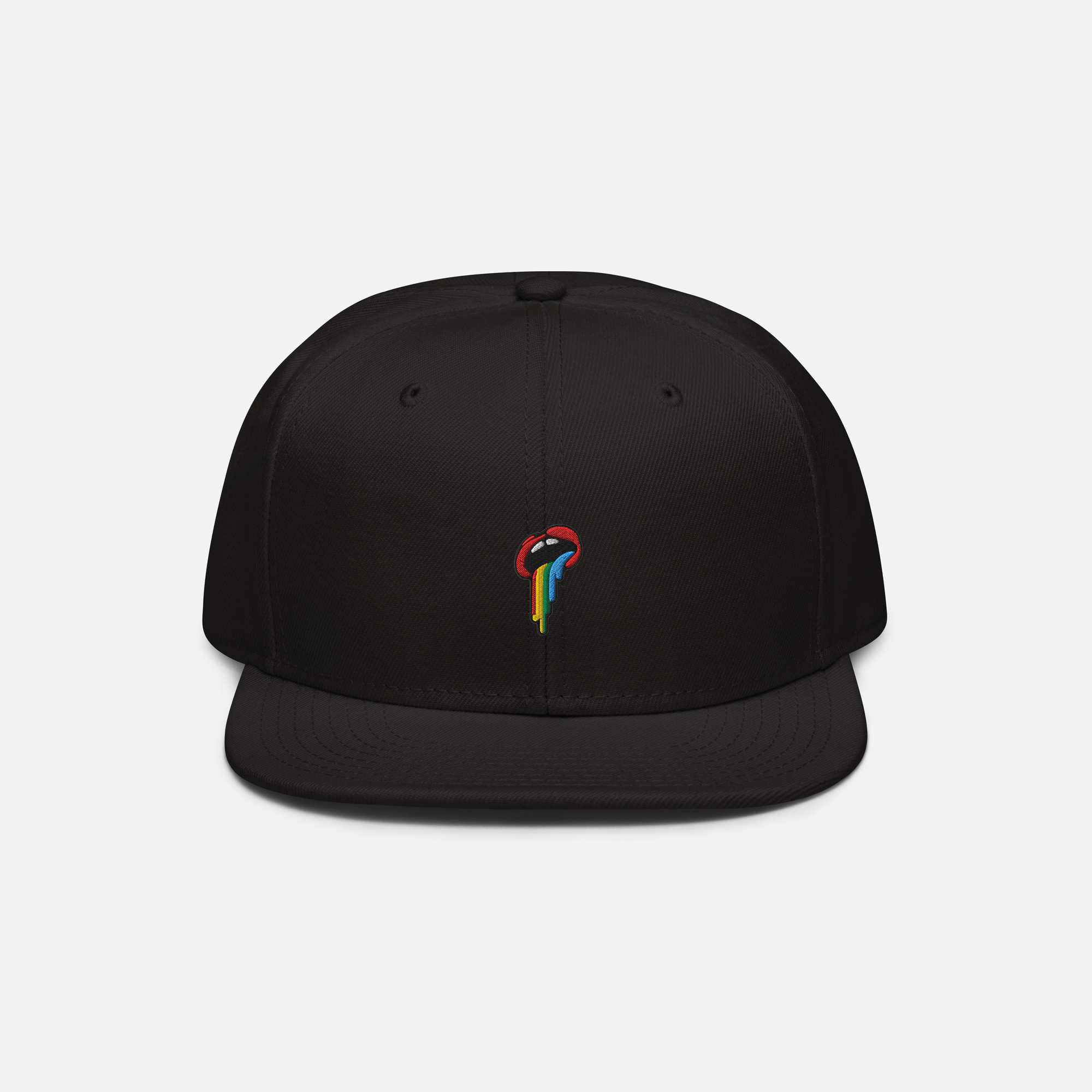 Snapback - Black - Rainbow