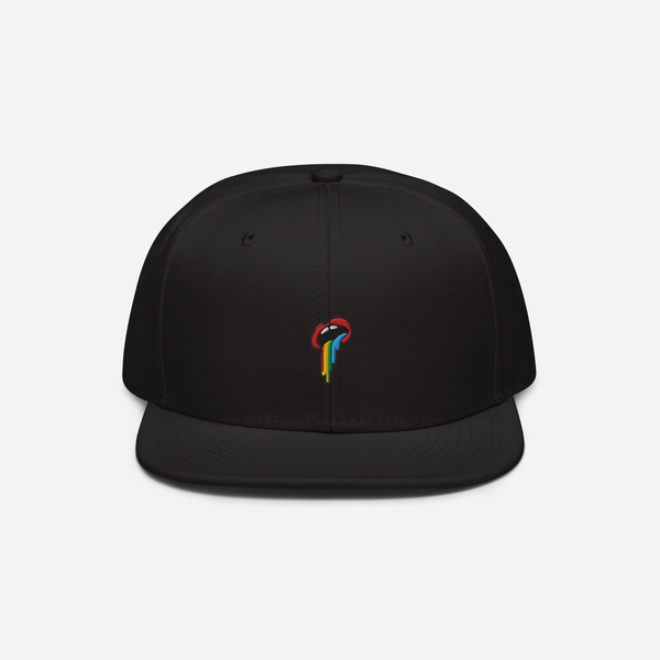 Snapback - Black - Rainbow