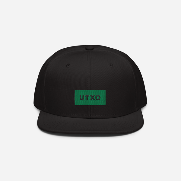 Snapback - Black - UTXO (green)