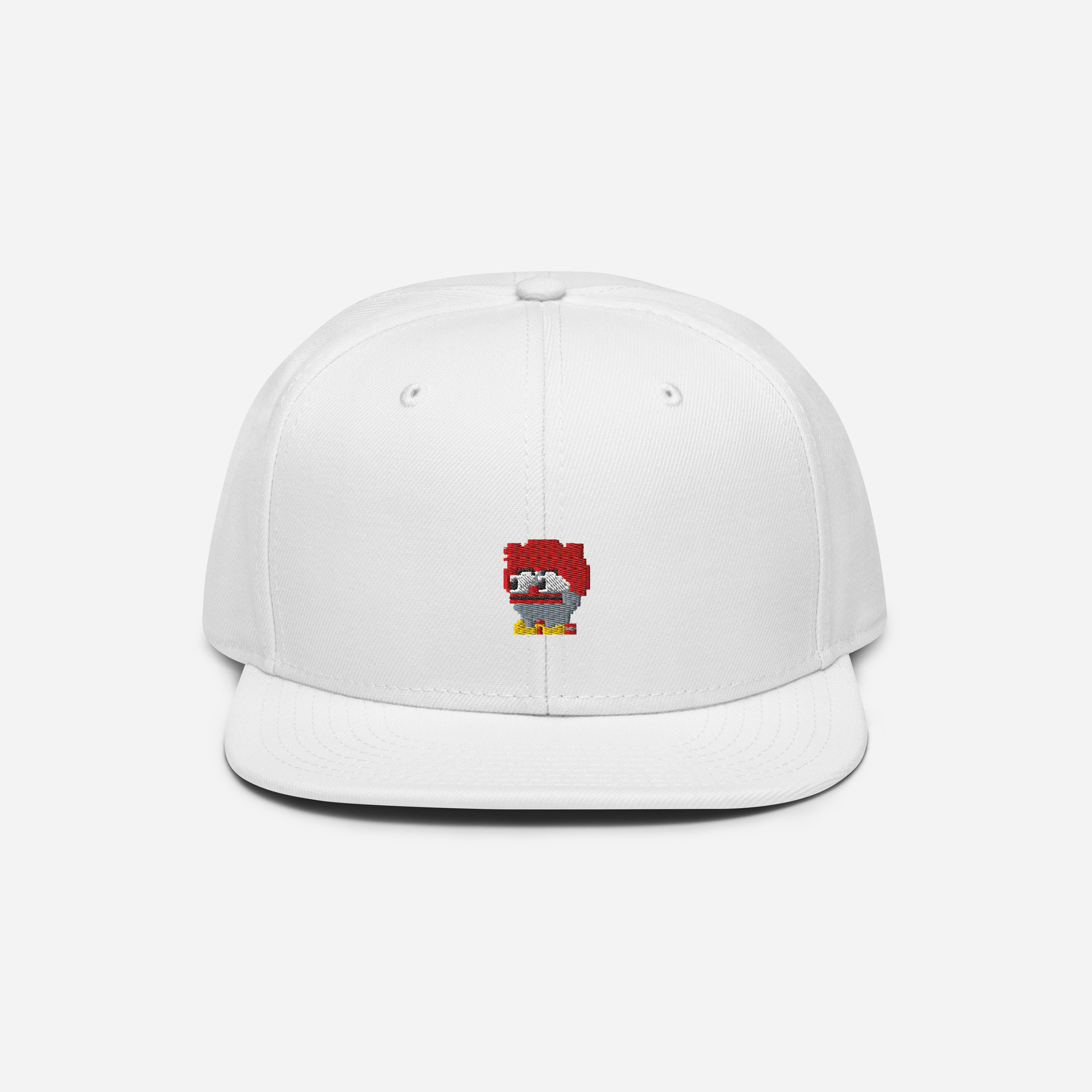 Snapback - White - Clownpepe
