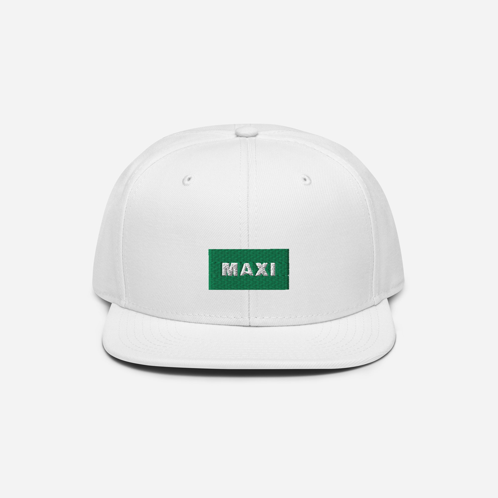 Snapback - White - MAXI (green)