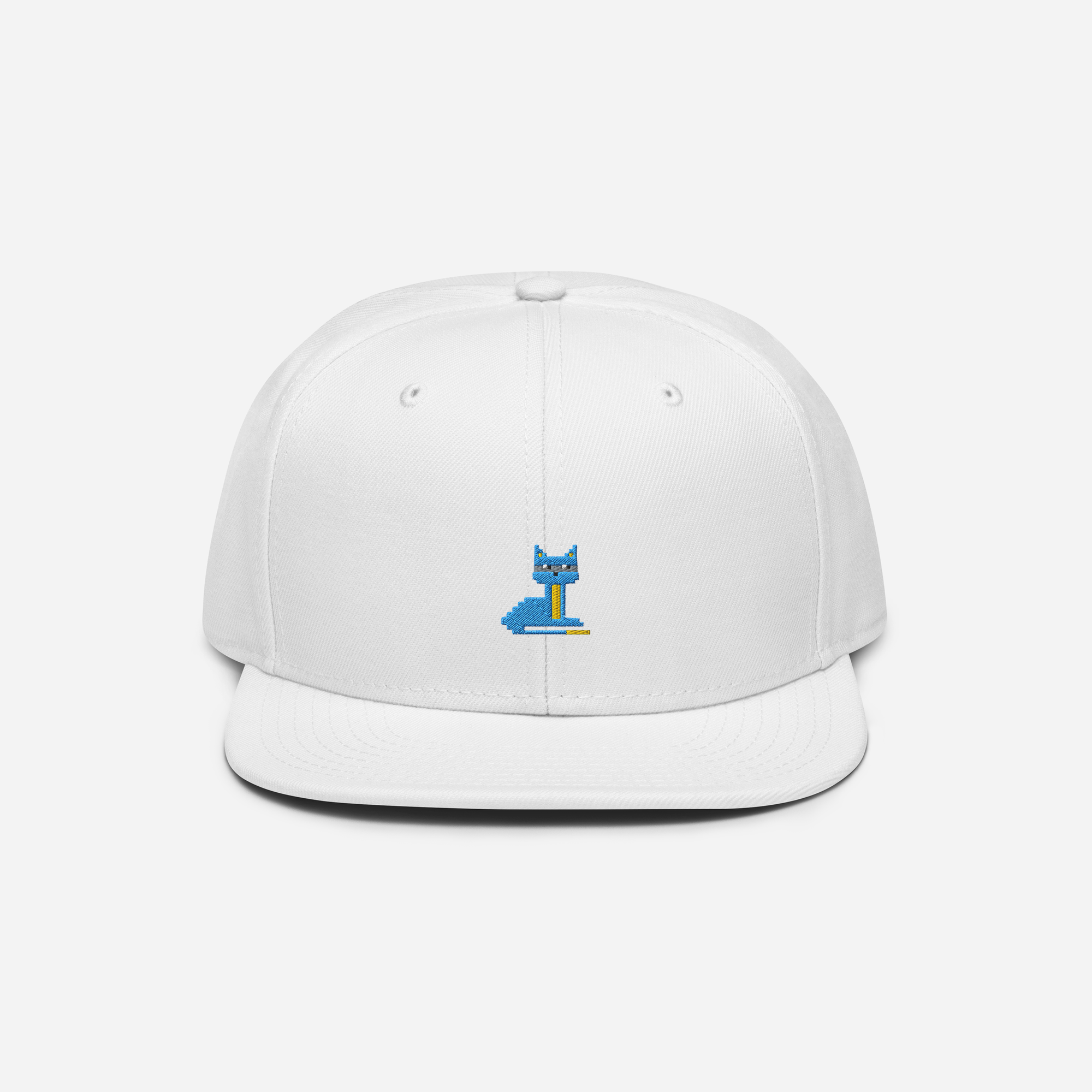 Snapback - White - NodeCat