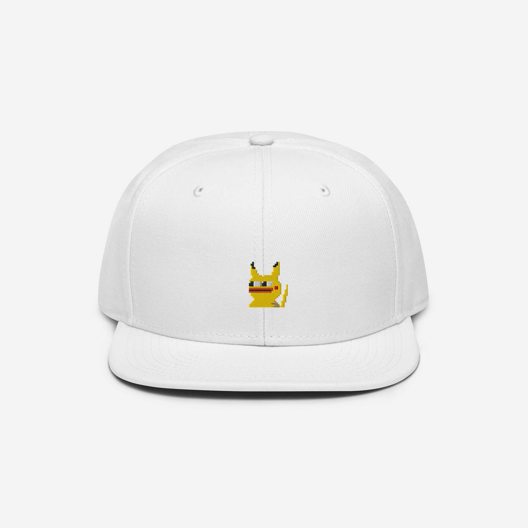 Snapback - White - Pepekachu