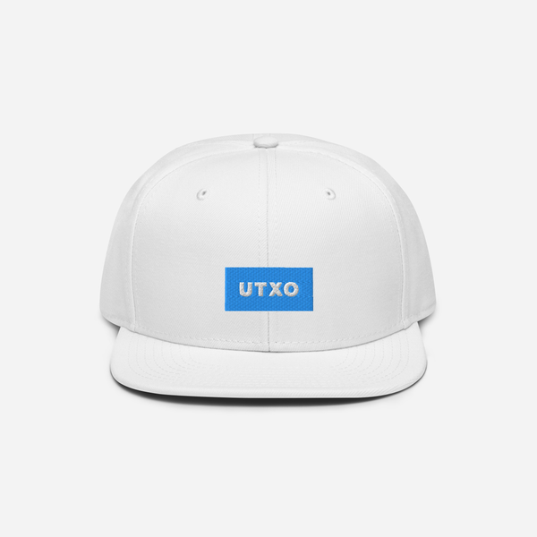 Snapback - White - UTXO (blue)