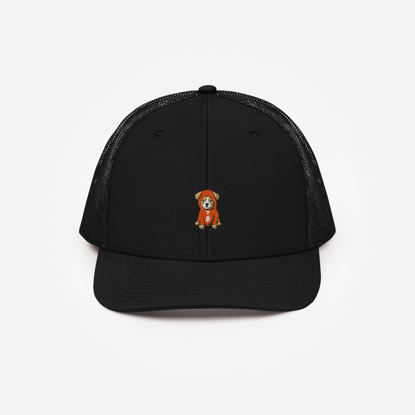 Snapback Trucker Cap - Black - $DOG