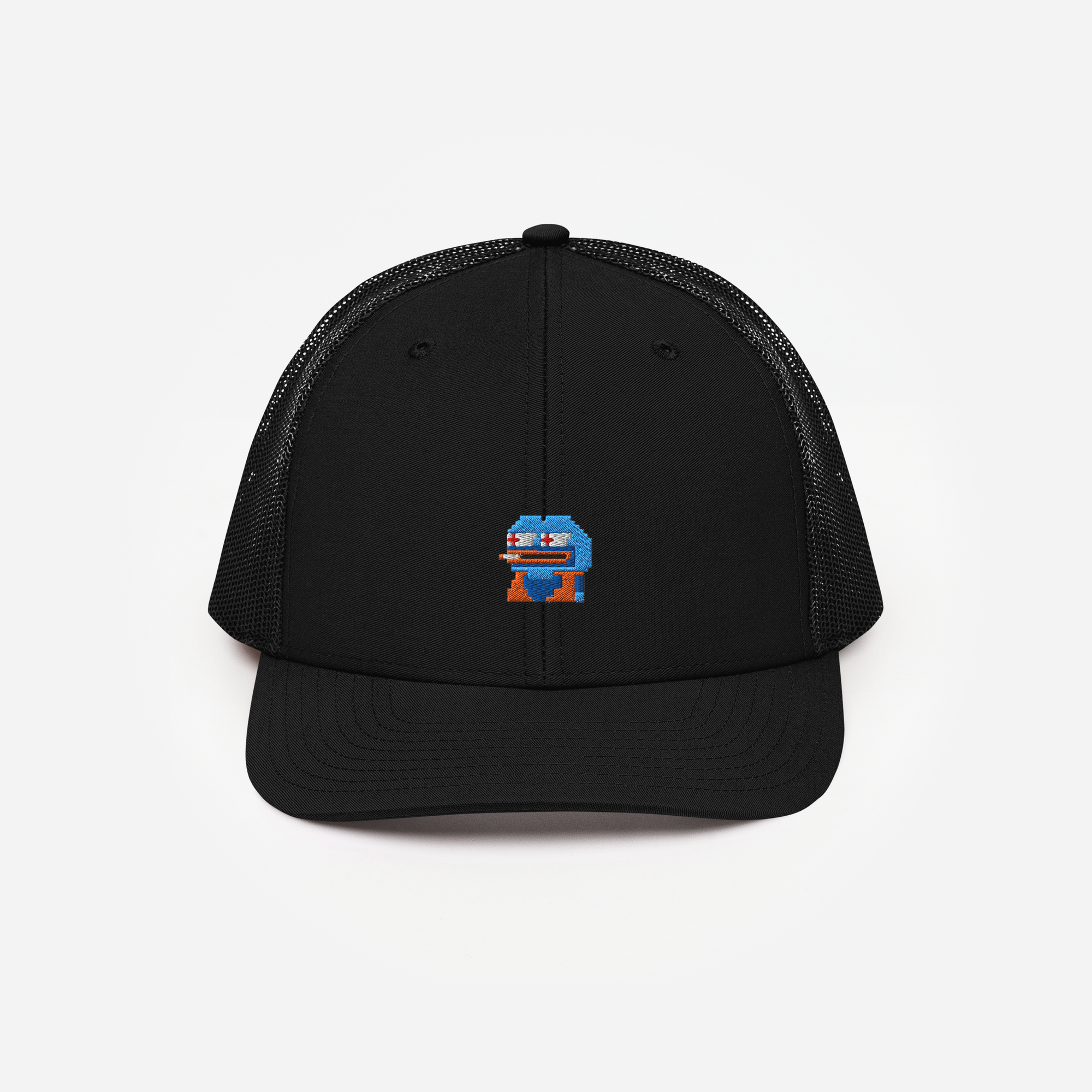 Snapback Trucker Cap - Black - Gokupepe