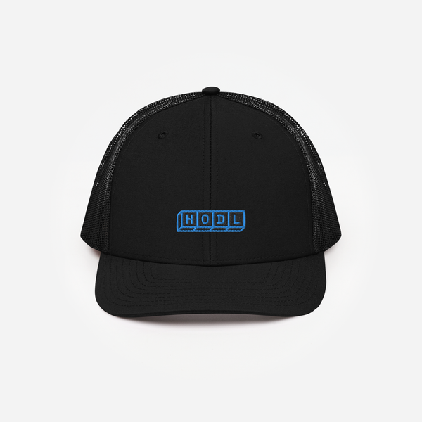 Snapback Trucker Cap - Black - HODL